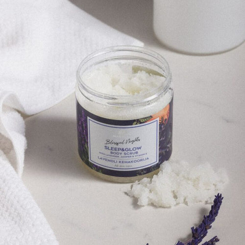 Lavender Body Scrub With Grapefruit Essential Oil - 250 ml