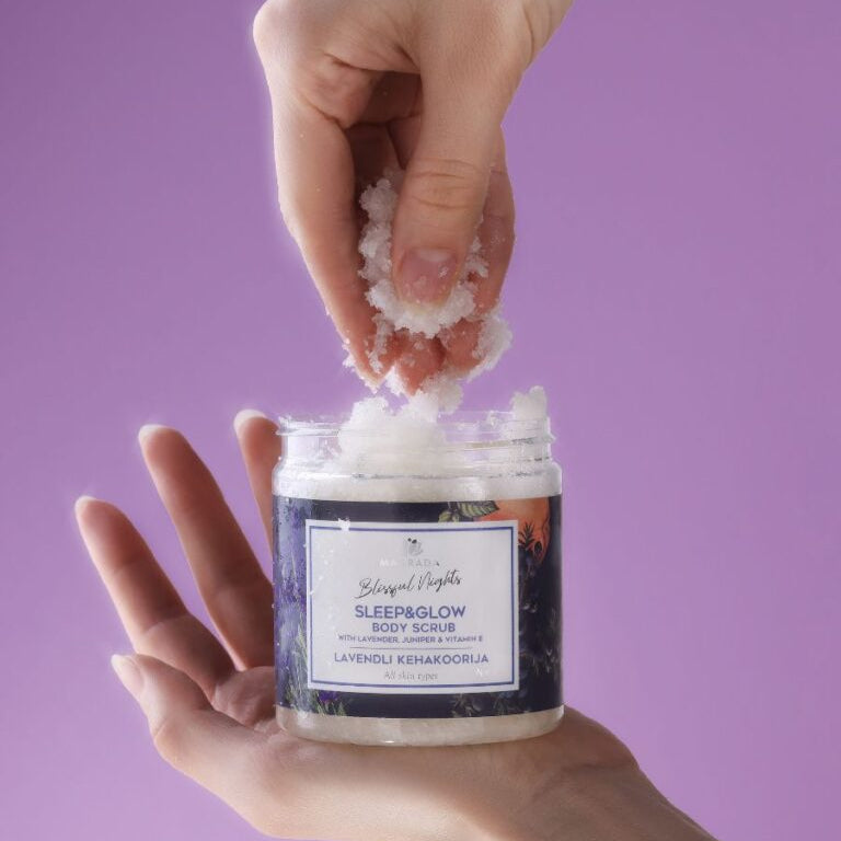 Lavender Body Scrub With Grapefruit Essential Oil - 250 ml