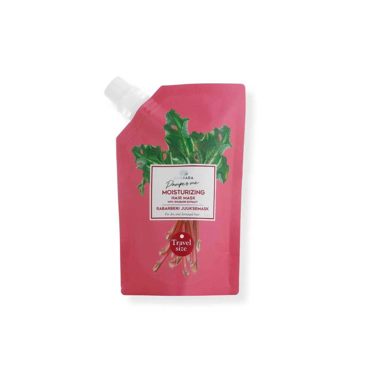 'Damper Me Moisturizing' - Hair Mask with Rhubarb & Castor Oil TRAVEL SIZE - 100 ml